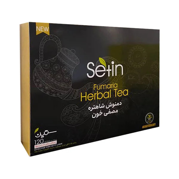 مصفی خون و کبد چرب و کلیه برند ستین 120 ساشه گیاهی دارای 10 تاییدیه بهداشتی