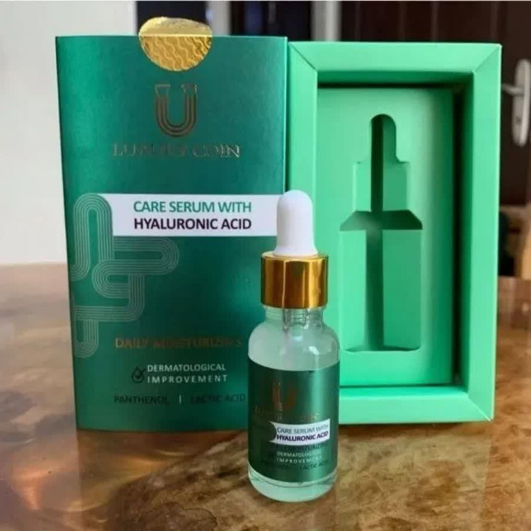 رفع خشکی پوست و اگزما صورت با سرم هیالورونیک اسید لاکچری کوین