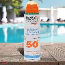 اسپری ضد آفتاب SPF 50 ویتابلا مخصوص بدن | محافظت و جوانسازی پوست